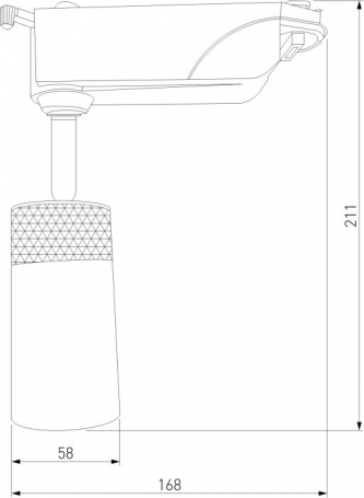 Трековый светильник Riffe 85512/01