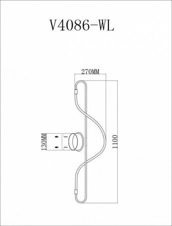 Бра Moderli True V4086-WL