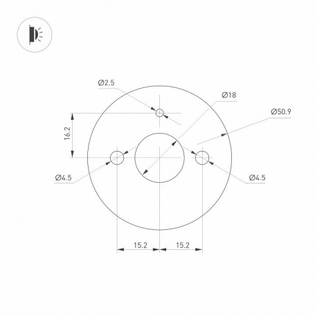 Настенный светодиодный светильник Arlight SP-Vinci-S900x55-10W Day4000 035684