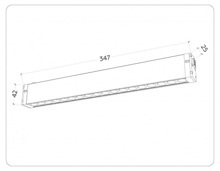 Трековый светодиодный светильник Ambrella Light Track System Magnetic 220V GL1311