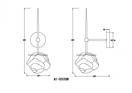 Бра Stella MR2320-1W