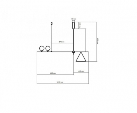 Подвесная люстра Kink Light Пулл 07620-2+1,19