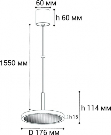 Подвесной светодиодный светильник Italline IT08-8022 white 3000K