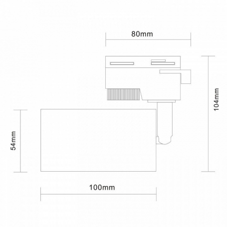 Трековый светильник ST Luce ST300.406.01