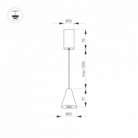 Подвесной светильник Arlight ELEMENTA 0 32771