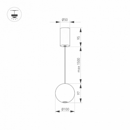 Подвесной светильник Arlight ELEMENTA 032762