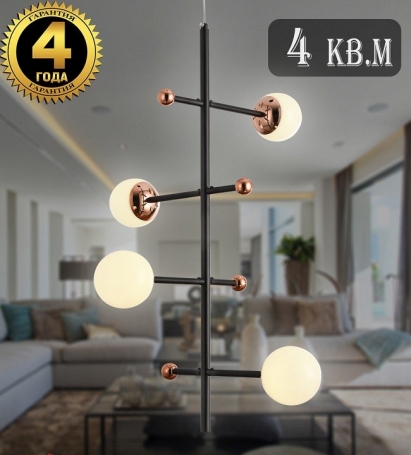 Подвесной светильник Natali Kovaltseva Loft Led LED LAMPS 81338 GOLD BLACK