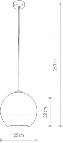 Подвесной светильник Nowodvorski Globe PLus M 7606