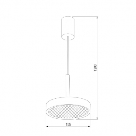 Подвесной светодиодный светильник Elektrostandard Plate 50260 LED a065413