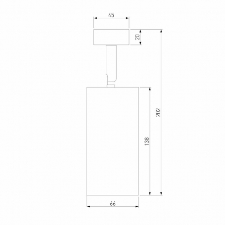 Светодиодный спот Elektrostandard Diffe 85266/01 белый/черный a058252