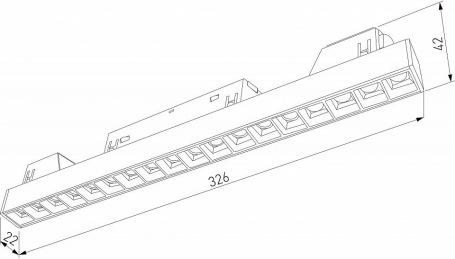 Трековый светодиодный светильник Elektrostandard Slim Magnetic Artas 85104/01 черный/золото a064530