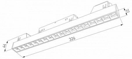 Трековый светодиодный светильник Elektrostandard Slim Magnetic 85006/01 a067377