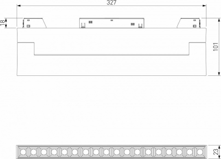 Трековый светодиодный светильник Elektrostandard Slim Magnetic 85196/01 a066588