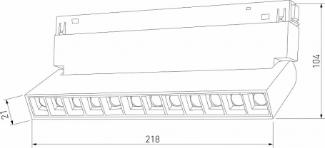 Трековый светодиодный светильник Elektrostandard Slim Magnetic 85195/01 a066587