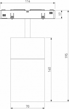 Трековый светодиодный светильник Elektrostandard Slim Magnetic Comfi 85190/01 a066518