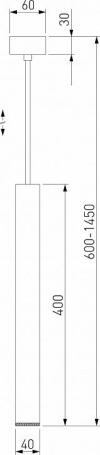 Подвесной светодиодный светильник Elektrostandard Lead 50245 LED белый a062432