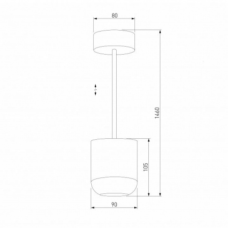 Подвесной светодиодный светильник Elektrostandard Onde 50249 LED 15W 4000K белый a064203