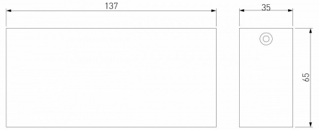 Потолочный светодиодный светильник Elektrostandard Block 25108/LED a066992