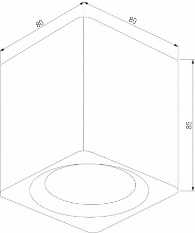 Потолочный светодиодный светильник Elektrostandard Matrix 25051/LED a065286