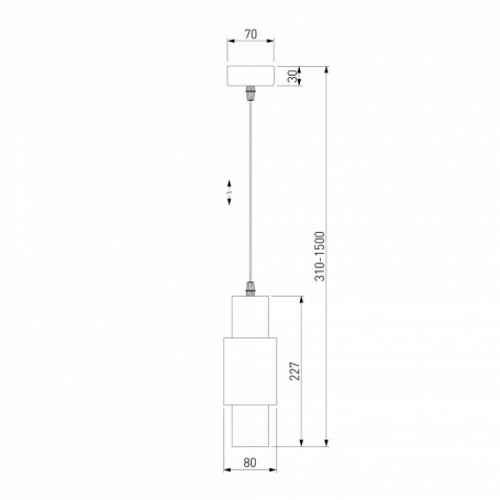 Подвесной светильник Eurosvet Bento 50204/1 LED белый/матовое серебро