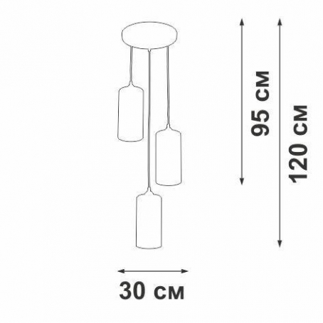 Подвесная люстра Vitaluce V2732/3S