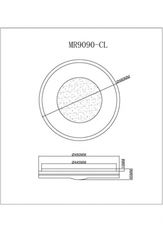 Потолочный светильник Despina MR9090-CL