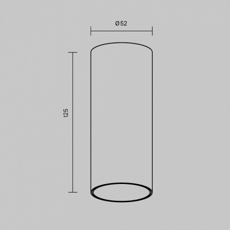 Точечный светильник Focus Led C056CL-L12W2.7K-W-BS