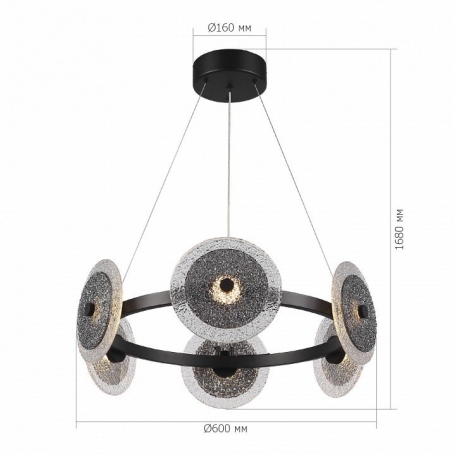 Подвесная люстра ST-Luce ALUMNO SL6142.433.01