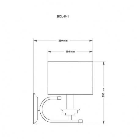 Бра Kutek Mood Bolt BOL-K-1 (N)