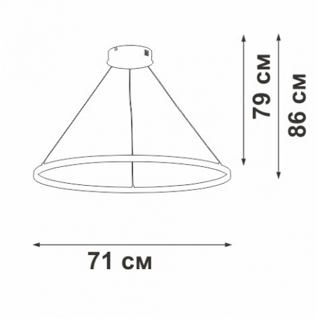 Люстра Vitaluce V2516DT-0/1S