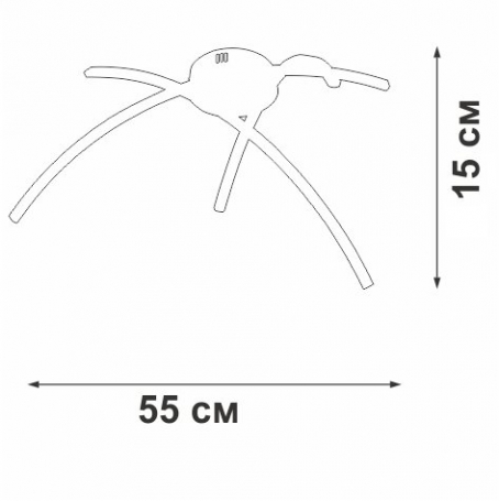 Люстра Vitaluce V2513DT-0/3PL