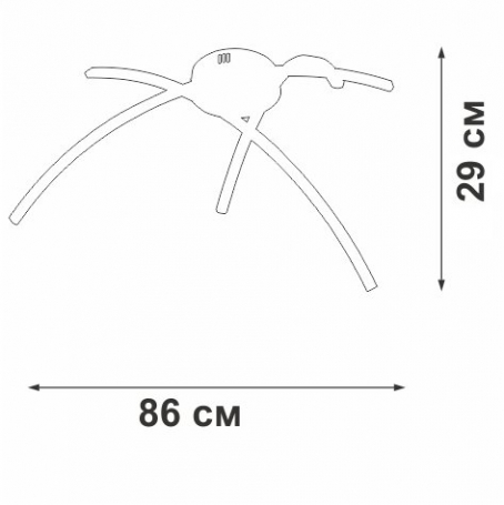 Люстра Vitaluce V25130DT-0/3PL