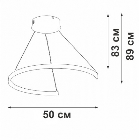 Люстра Vitaluce V2509DT-0/1S