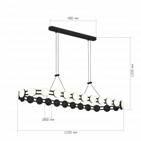 Подвесная люстра ST-Luce MONRO SL6610.403.26