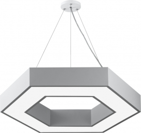 Подвесной светодиодный светильник Geometria ЭРА Hexagon SPO-124-W-40K-051 51Вт 4000К белый Б0050556