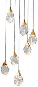 Подвесной светильник DeLight Collection Crystal rock MD-020B-7 gold