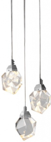 Подвесной светильник DeLight Collection Crystal rock MD-020B-3 chrome