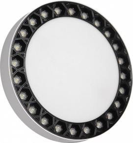 Потолочный светодиодный светильник iLedex Mercury 5552-36W-D217-3/4K-WH+BK