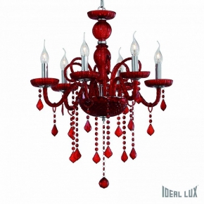 Подвесная люстра Ideal Lux Giudecca SP6 Rosso