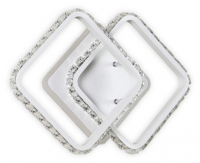 Накладной светильник Ambrella light Ice 5 FA275 SWH белый песок LED 3000K+6400K 26W 340*200*70