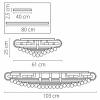 Потолочная люстра Osgona Monile 704212