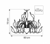 Потолочная люстра Lightstar Cigno Collo 751186