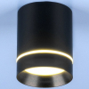 Потолочный светодиодный светильник Elektrostandard DLR021 9W 4200K черный матовый 4690389102929