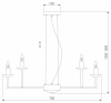 Подвесная люстра Eurosvet Cariso 60150/10 хром