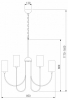 Подвесная люстра Eurosvet Abbey 60164/10 черный