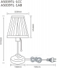 Интерьерная настольная лампа Marriot A5039TL-1AB
