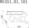 Настенный светильник Wertmark Hanna WE451.01.101