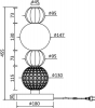 Интерьерная настольная лампа Collar MOD301TL-L18G3K1