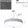 Подвесной светодиодный светильник Geometria ЭРА Ring SPO-131-W-40K-045 45Вт 4000К белый Б0050558