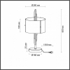 Интерьерная настольная лампа Odeon Light Margaret 5415/2T